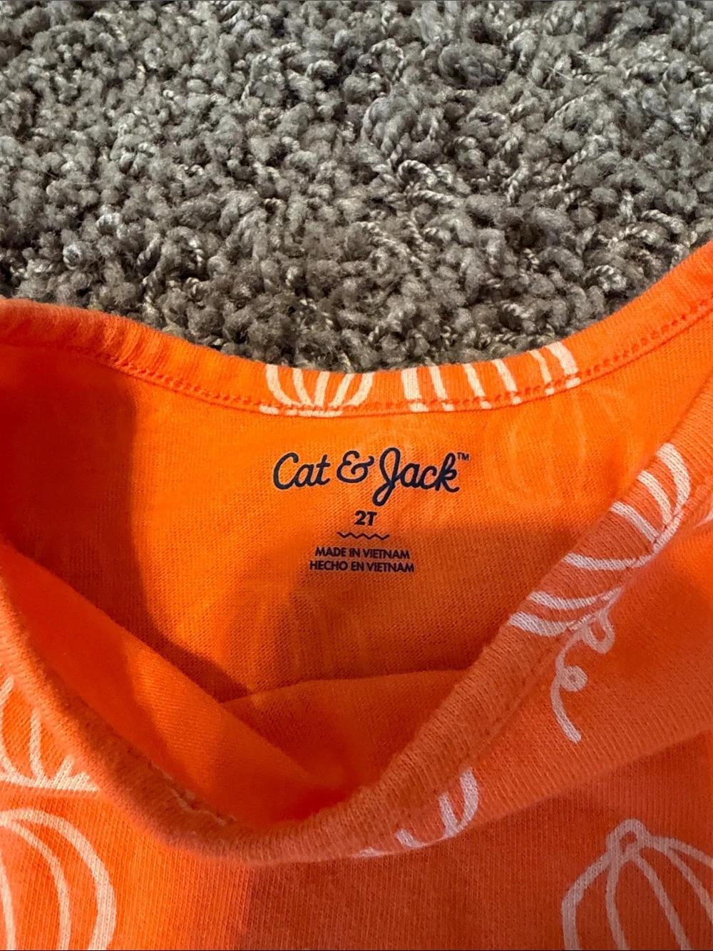 Cat & Jack bright orange